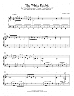 page one of The White Rabbit (Educational Piano)