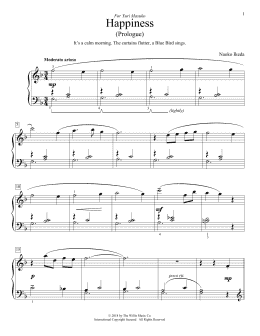 page one of Happiness (Prologue) (Educational Piano)