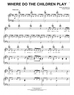 page one of Where Do The Children Play (Piano, Vocal & Guitar Chords (Right-Hand Melody))