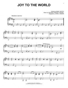 page one of Joy To The World [Jazz version] (Piano Solo)