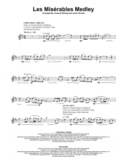 page one of Les Misérables Medley (Violin Solo)