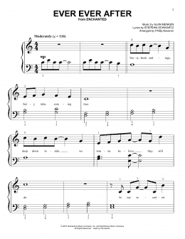 page one of Ever Ever After (arr. Phillip Keveren) (Big Note Piano)