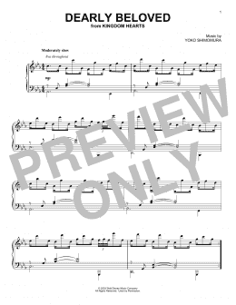 page one of Dearly Beloved (Piano Solo)