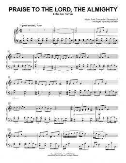 page one of Praise To The Lord, The Almighty (arr. Phillip Keveren) (Piano Solo)