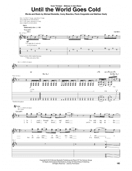 page one of Until The World Goes Cold (Guitar Tab)
