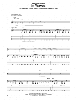 page one of In Waves (Guitar Tab)