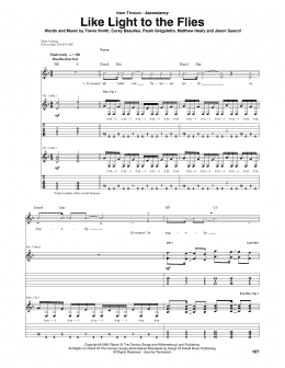 page one of Like Light To The Flies (Guitar Tab)
