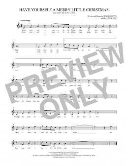 page one of Have Yourself A Merry Little Christmas (Ocarina)