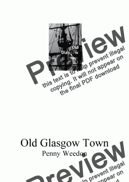 page one of Old Glasgow Town