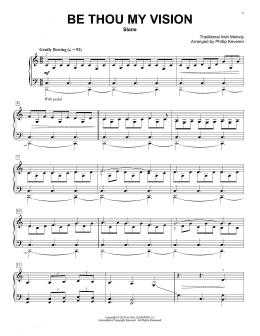 page one of Be Thou My Vision (arr. Phillip Keveren) (Piano Solo)