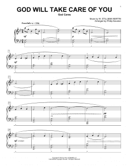 page one of God Will Take Care Of You (arr. Phillip Keveren) (Piano Solo)