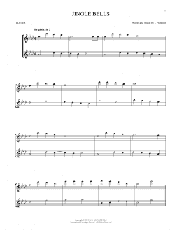 page one of Jingle Bells (Flute Duet)