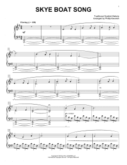 page one of Skye Boat Song [Classical version] (arr. Phillip Keveren) (Piano Solo)