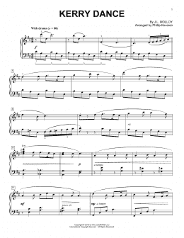 page one of Kerry Dance [Classical version] (arr. Phillip Keveren) (Piano Solo)