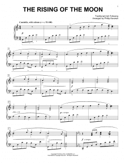 page one of The Rising Of The Moon [Classical version] (arr. Phillip Keveren) (Piano Solo)