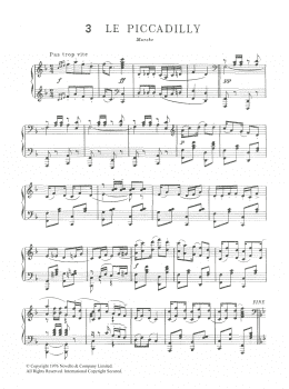 page one of Le Piccadilly (Piano Solo)