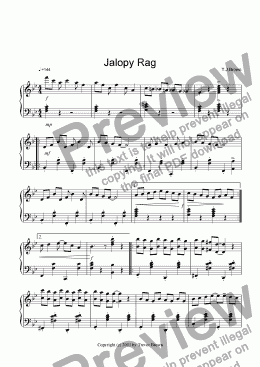 page one of Jalopy Rag