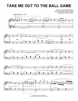 page one of Take Me Out To The Ball Game [Jazz version] (arr. Phillip Keveren) (Piano Solo)