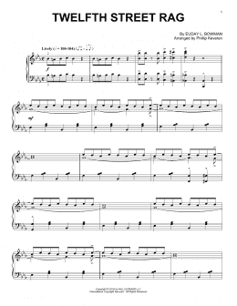 page one of Twelfth Street Rag [Jazz version] (arr. Phillip Keveren) (Piano Solo)