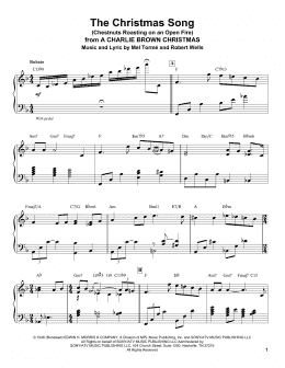 page one of The Christmas Song (Chestnuts Roasting On An Open Fire) (Piano Transcription)