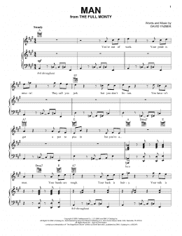 page one of Man (Vocal Pro + Piano/Guitar)