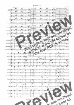page one of FANFARE No.3