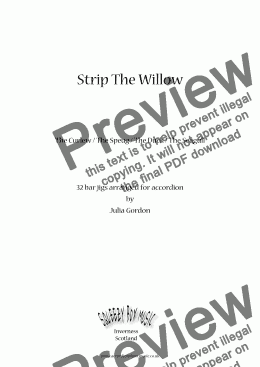 page one of Strip The Willow (The Curlew / The Speug / The Duck / The Seagull)