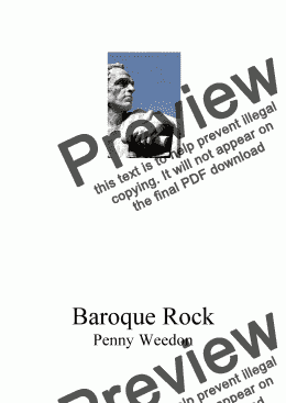 page one of Baroque Rock
