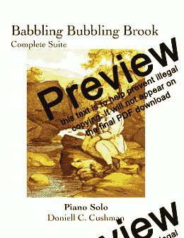 page one of Bubbling Babbling Brook - Complete Suite