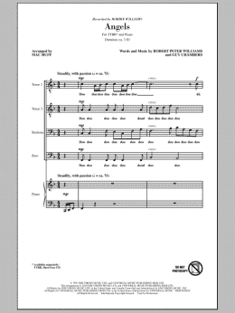 page one of Angels (TTBB Choir)