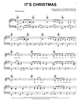 page one of It's Christmas (Piano, Vocal & Guitar Chords (Right-Hand Melody))