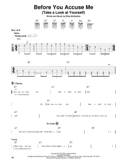 page one of Before You Accuse Me (Take A Look At Yourself) (Guitar Lead Sheet)