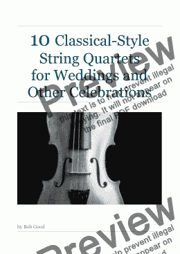 page one of 10 Classical-Style String Quartets For Weddings