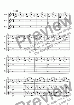 page one of Flute Christmas