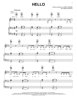 page one of Hello (Vocal Pro + Piano/Guitar)