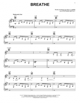 page one of Breathe (Vocal Pro + Piano/Guitar)