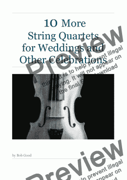 page one of 10 More String Quartets for Weddings and other Occasions