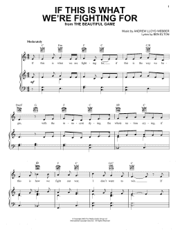 page one of If This Is What We're Fighting For (Piano, Vocal & Guitar Chords (Right-Hand Melody))