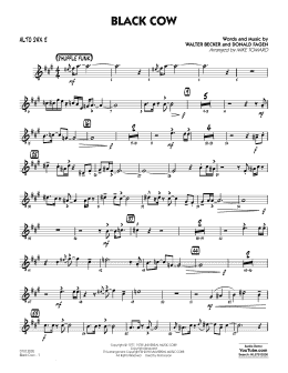 page one of Black Cow (arr. Mike Tomaro) - Alto Sax 2 (Jazz Ensemble)