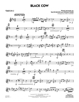 page one of Black Cow (arr. Mike Tomaro) - Tenor Sax 2 (Jazz Ensemble)