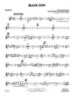 page one of Black Cow (arr. Mike Tomaro) - Trumpet 4 (Jazz Ensemble)