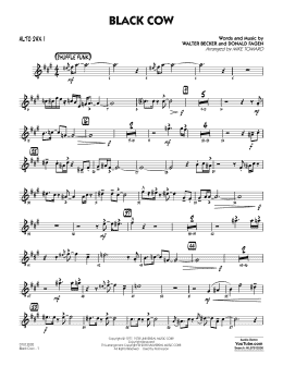 page one of Black Cow (arr. Mike Tomaro) - Alto Sax 1 (Jazz Ensemble)