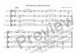 page one of Ye Olde Carol-Singers' Compendium - We Wish You a Merry Christmas