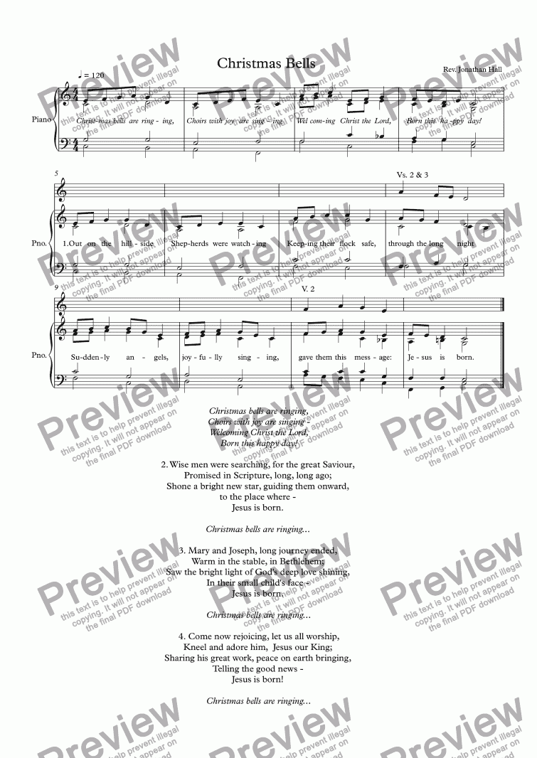 page one of Christmas Bells