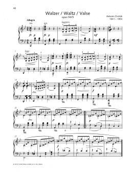 page one of Waltz (Piano Solo)