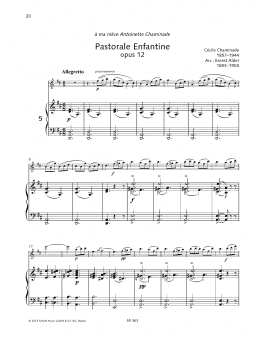 page one of Pastorale Enfantine (Woodwind Solo)