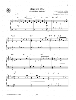 page one of Etude (Piano Solo)
