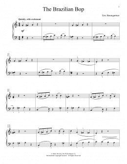 page one of The Brazilian Bop (Educational Piano)
