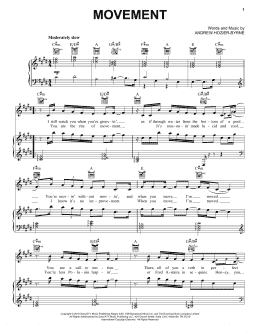 page one of Movement (Piano, Vocal & Guitar Chords (Right-Hand Melody))