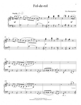 page one of Fol-De-Rol (Educational Piano)